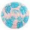 Funsicle 65" Round Pink & Blue Palm Island Float Round Inflatable Pool & Water Lounge